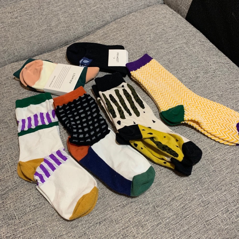 Cute colorful designed socks